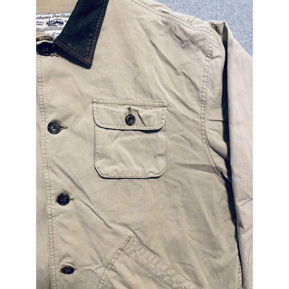 VTG Authentic Gap Barn Chore Coat Men's XL Beige Cotton Classic Outdoor Spirit - Picture 6 of 16
